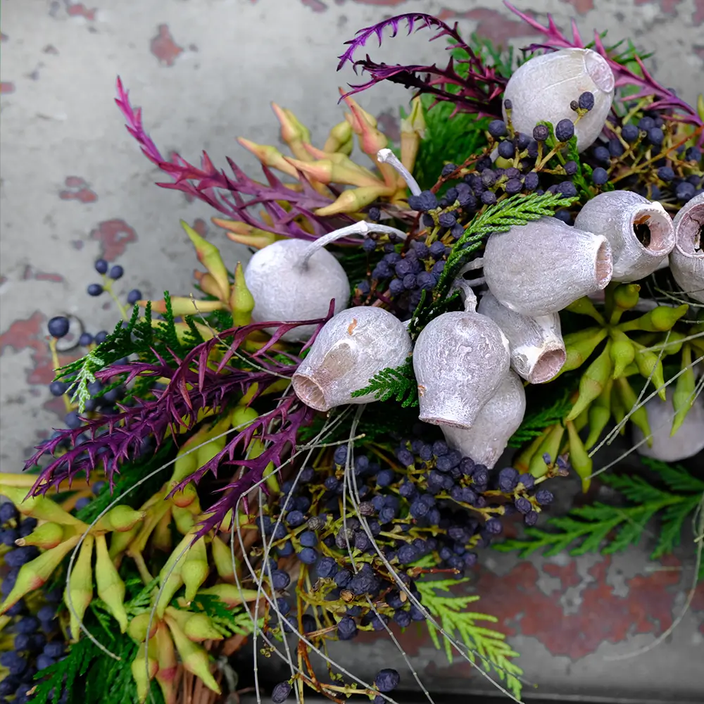 Eucalyptus and Cedar Wreath